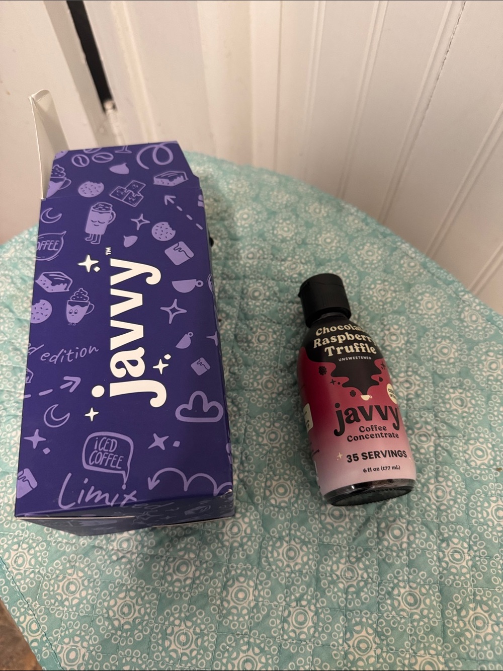 Raspberry Truffle Coffee Concentrate - Pink Bottle